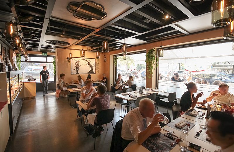 Intérieur du restaurant Sushizen