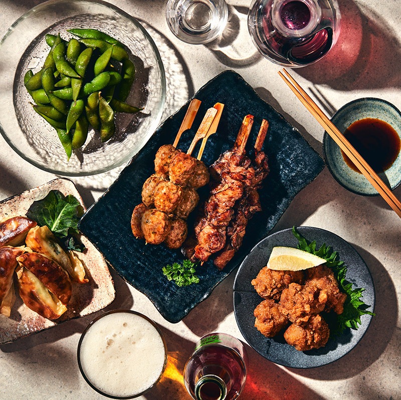 Brochettes japonaises et amuse-bouches